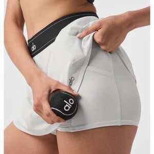 NWT alo match point tennis skirt